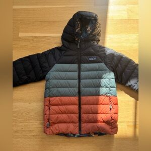 Kids Patagonia reversible down jacket size small